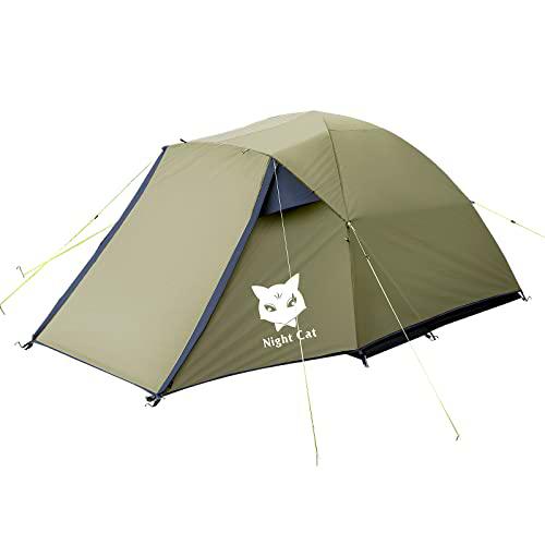 Night Cat Tienda de Campaña Impermeable 2 3 Persona Instant Vacaciones de Fácil Configuración Carpa para Caminatas al Aire Libre