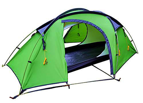 everest1953 Tente Expedition Geodät 1 Personnes trekpeak1 x Silicone Dome Tente Surface de Couchage 240 cm Vert