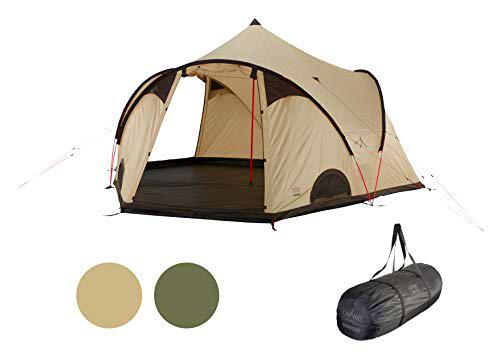 Grand Canyon Black KNOB 10 - Tienda de Estilo Tipi para 10 Personas | Tienda Familiar