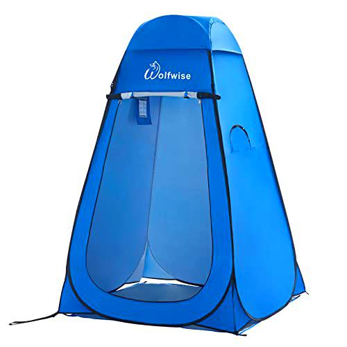 WolfWise Tienda de Campaña Tent Abrir Cerrar Automáticamente Pop Up Portable Sirve para Camping Playa Bosques Zonas de Aseo Carpas