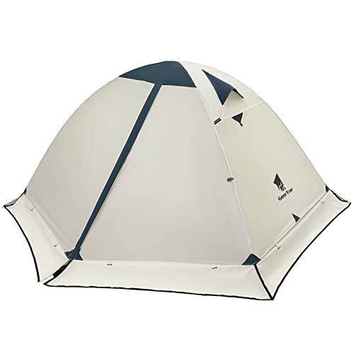 GEERTOP Tienda de campaña para 2 Personas, 4 Estaciones Impermeable Doble Capa Tienda de Camping para Caza