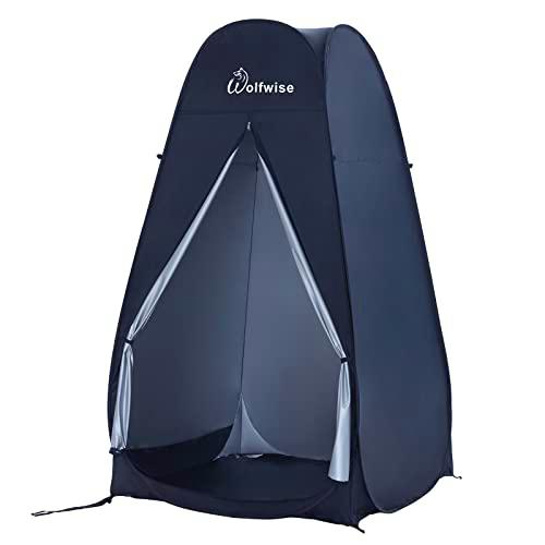 Wolfwise Tienda De Campaña Pop Up Tiendas instantáneas Carpas Vestidor Vestuario Espacioso para Camping Ciclismo Baño Ducha Playa