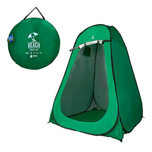 Aktive 62182 - Tienda de campaña cambiador con suelo 150x150x190 cm Verde