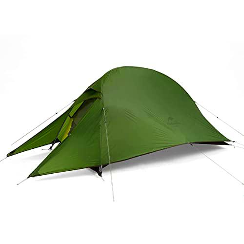 Naturehike Cloud up 1 Persona Carpa para Mochileros para Carpa de Cúpula Ligera para Acampar y Senderismo para 1 Hombre (Bosque Verde 20D)