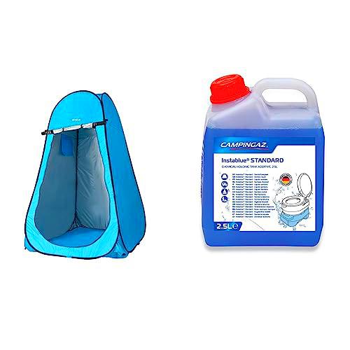 Aktive 62163 - Tienda campaña Cambiador para Camping con Suelo 120x120x190 cm Azul &amp; CAMPINGAZ Standard