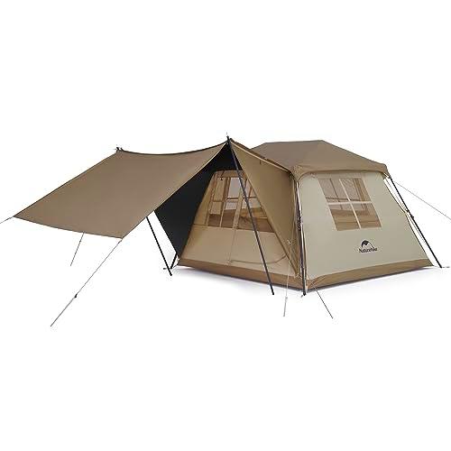 Naturehike Tienda de Campaña Tienda Pop Up 2-4 Personas Tienda Cúpula Familiar Tienda Plegable Impermeable Fácil de Montar Tienda Automática para Camping Senderismo Al Aire Libre