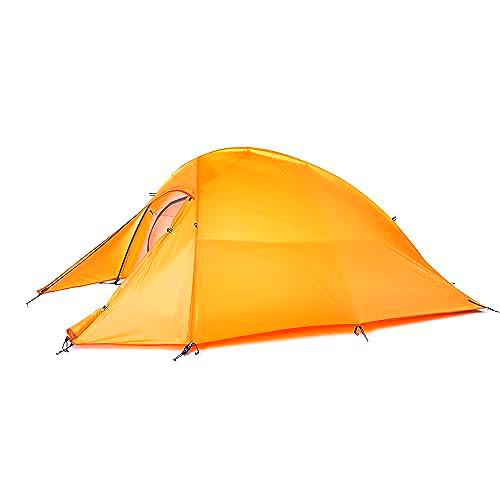 Naturehike Tienda de campaña Cloud Up 2 Persona Tienda de Trekking Ultraligero Impermeable(210T Naranja)