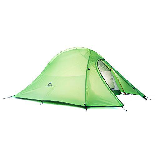 Naturehike Tienda de campaña Cloud Up 2 Persona Tienda de Trekking Ultraligero Impermeable(210T Verde)