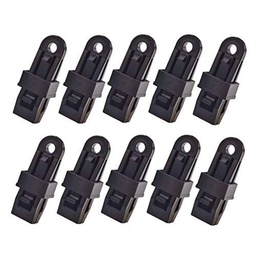 BESPORTBLE 10 unids Set de Clips para Tarp Pequeña Abrazadera de Cocodrilo Tarp Abrazadera para Tienda de Camping Abrazadera de Camping Clip para Toldos de Sol Camping al Aire Libre