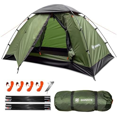 Tienda de campaña para camping, tienda de campaña ultraligera para 1/2 personas