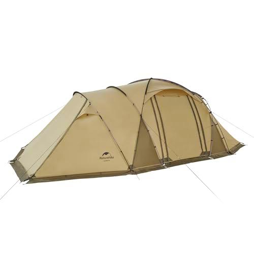 Naturehike Aries Tienda Túnel Grande Impermeable para 4-6 Personas Tienda de Acampada Festival para 6 Personas con Protección UV para Familia Jardín Senderismo Aire Libre