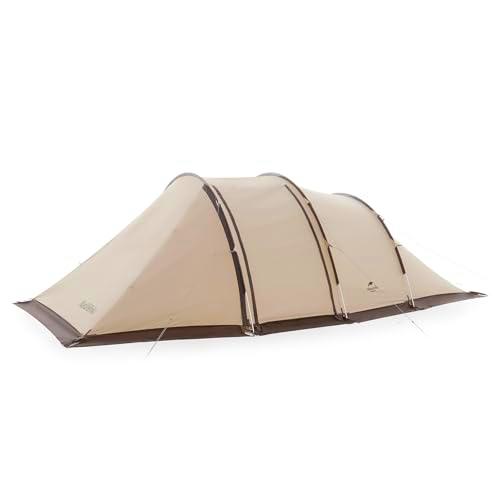 Naturehike Tienda de Campaña Impermeable Tienda Túnel Grande para 4-6 Personas Tienda Familiar Compacta Protección UV para Mochilero Senderismo Jardín