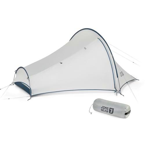 Naturehike Daban Tienda de Campaña Ultraligera 1/2 Persona 4 Estaciones Tienda de Campaña Impermeable Ligera para Camping Senderismo al Aire Libre (Blanco Nieve)