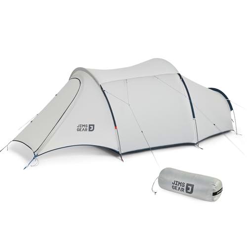 Naturehike Daban Tienda de Campaña Ultraligera 1/2 Persona 4 Estaciones Tienda de Campaña Impermeable Ligera para Camping Senderismo al Aire Libre (Blanco Nieve)