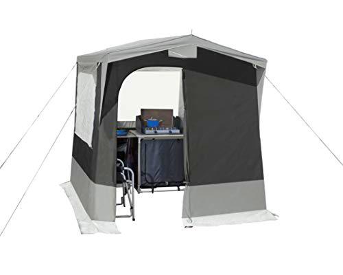 Aequator - Tienda cocina Delfi para camping, 200 x 150 x 195/215 cm