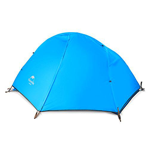 Naturehike Tienda Ultraligera Tienda de Trekking para 1 Persona Tienda 3-4 Temporada para Acampar Senderismo (Azul)