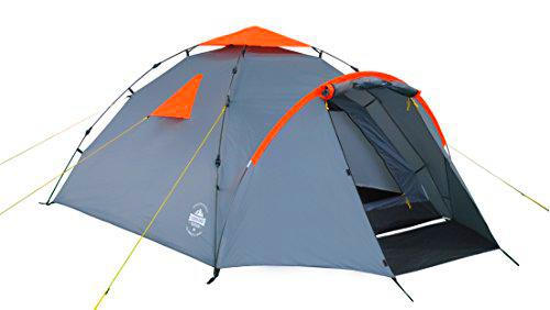 Lumaland Tienda de campaña Familiar Light Pop Up 3 Personas Camping Acampada Festival 220 x 220 x 130 cm Gris